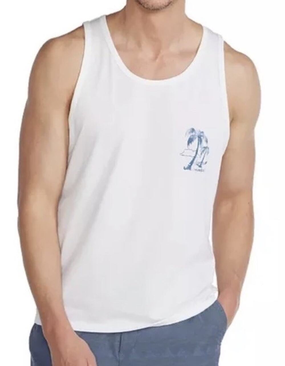 NWOT Chubbies the Relaxer Tank Top Tank Top in White Size Large